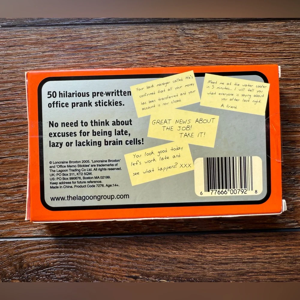 50 Hilarious Pranks Office Memo Note Stickies